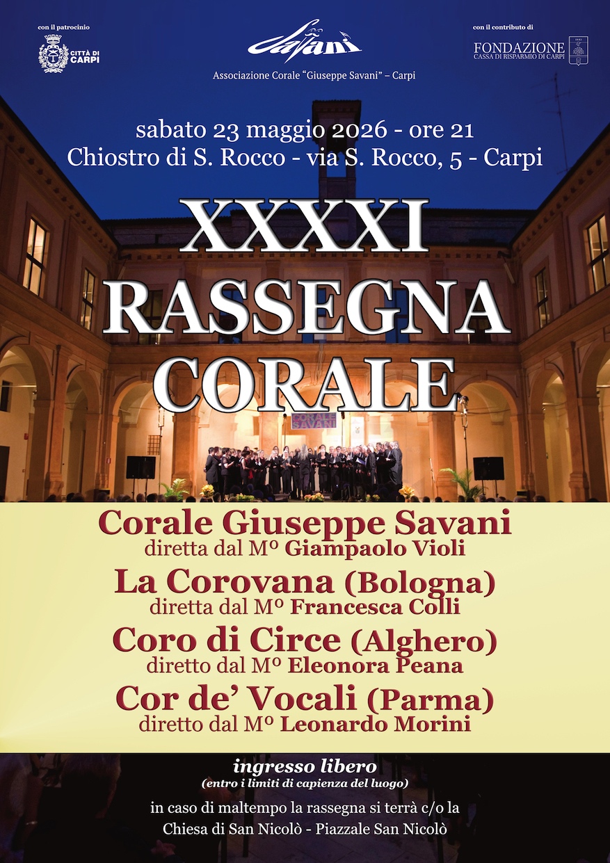 manifesto XXXXI rassegna corale